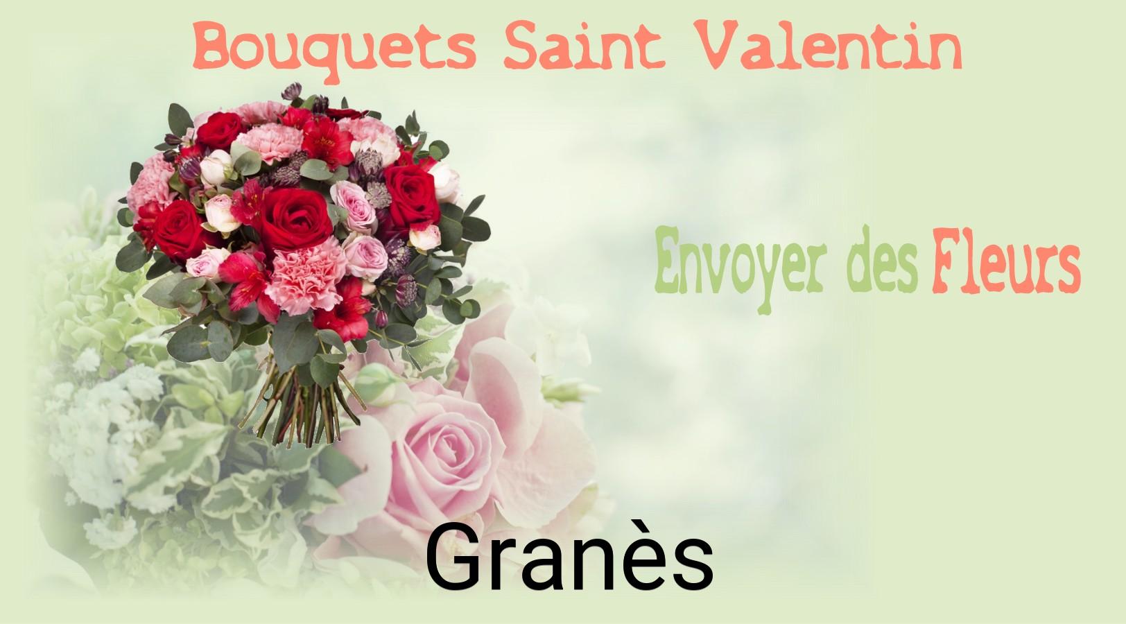 Roses de Saint-Valentin livrées à Granès